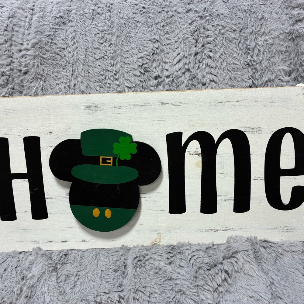 Disney Mickey interchangeable wood sign